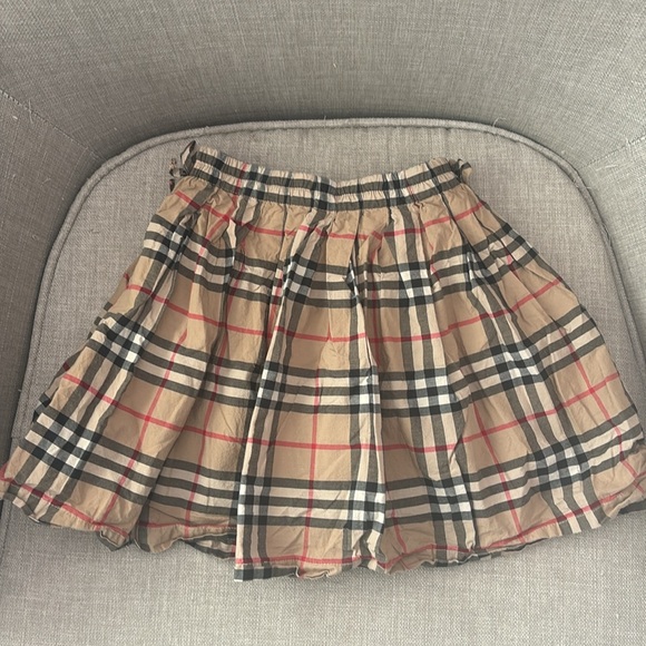 BURBERRY kids skirt check cotton - Picture 2 of 6